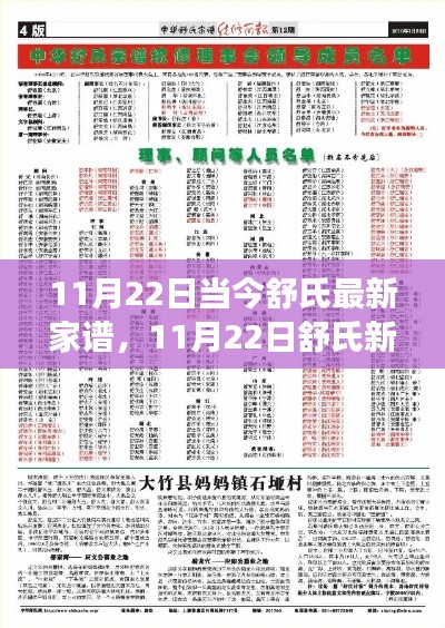 舒氏新家譜發布盛典，探尋家族脈絡，傳承輝煌文化