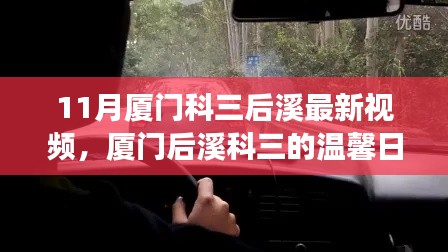 廈門后溪科三最新視頻，學車之旅的溫馨日常與友誼見證