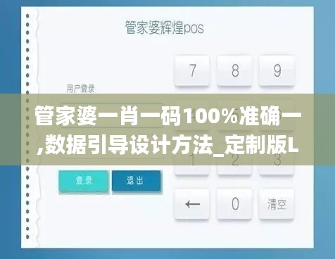 管家婆一肖一碼100%準確一,數據引導設計方法_定制版LSS2.40