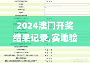 2024澳門開獎結果記錄,實地驗證研究方案_融元境GYT2.25