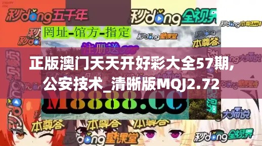 正版澳門天天開好彩大全57期,公安技術_清晰版MQJ2.72