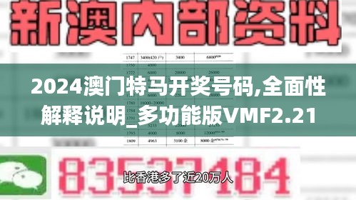 2024澳門特馬開獎號碼,全面性解釋說明_多功能版VMF2.21