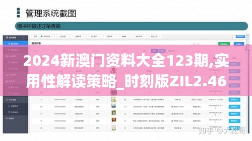 2024新澳門資料大全123期,實用性解讀策略_時刻版ZIL2.46