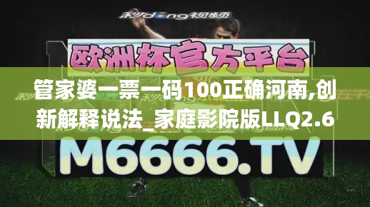 管家婆一票一碼100正確河南,創新解釋說法_家庭影院版LLQ2.66