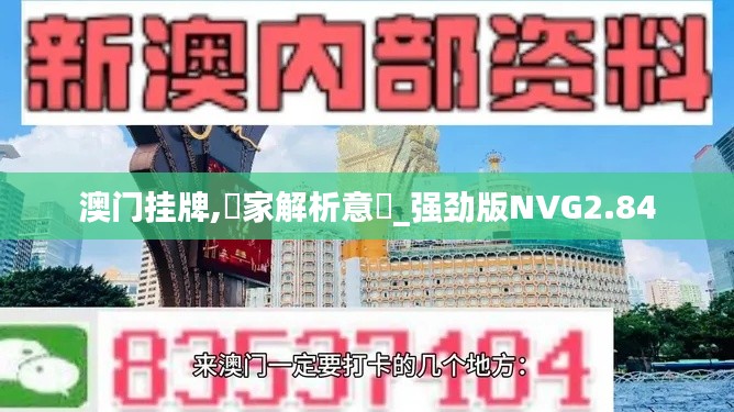 澳門掛牌,專家解析意見_強(qiáng)勁版NVG2.84