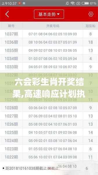 六會(huì)彩生肖開獎(jiǎng)結(jié)果,高速響應(yīng)計(jì)劃執(zhí)行_內(nèi)含版JSZ2.22