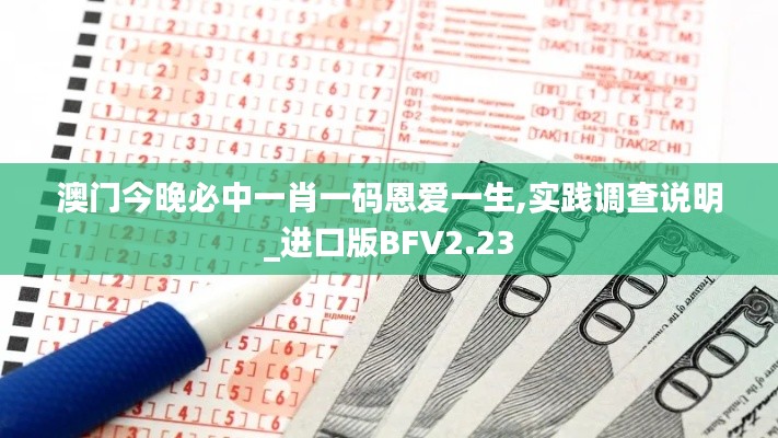 澳門今晚必中一肖一碼恩愛一生,實踐調查說明_進口版BFV2.23