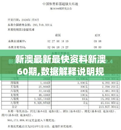 新澳最新最快資料新澳60期,數據解釋說明規劃_高級版GWK2.80