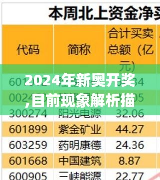 2024年新奧開獎,目前現象解析描述_精致生活版VKP2.39