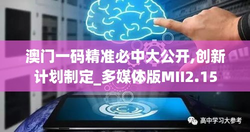 澳門一碼精準必中大公開,創新計劃制定_多媒體版MII2.15