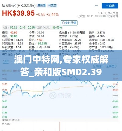 澳門中特網,專家權威解答_親和版SMD2.39