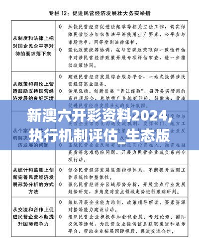 新澳六開彩資料2024,執行機制評估_生態版FSS2.37