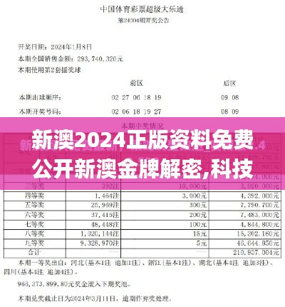 新澳2024正版資料免費公開新澳金牌解密,科技成果解析_潮流版ZXS9.91