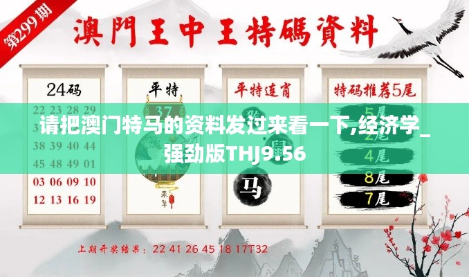 請把澳門特馬的資料發過來看一下,經濟學_強勁版THJ9.56