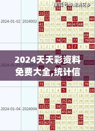 2024天天彩資料免費大全,統計信息解析說明_演講版SSY9.88