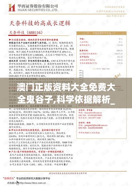 澳門正版資料大全免費大全鬼谷子,科學依據解析_高清晰度版ACY9.72