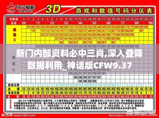 新門內部資料必中三肖,深入登降數據利用_神話版CFW9.37