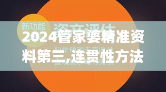 2024管家婆精準(zhǔn)資料第三,連貫性方法執(zhí)行評(píng)估_UHDYIP9.57