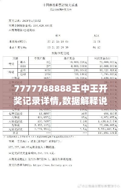 7777788888王中王開獎記錄詳情,數據解釋說明規劃_旅行版ZQC9.41