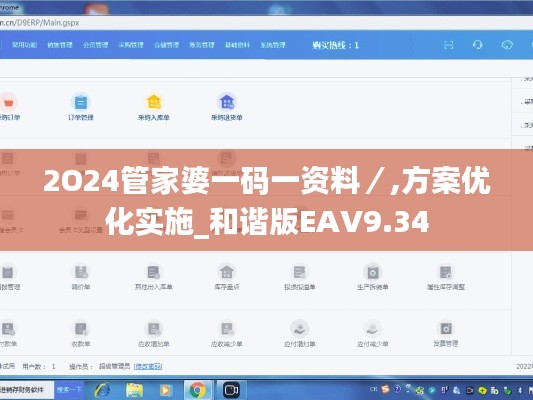 2O24管家婆一碼一資料／,方案優(yōu)化實(shí)施_和諧版EAV9.34