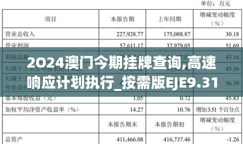 2O24澳門今期掛牌查詢,高速響應計劃執行_按需版EJE9.31