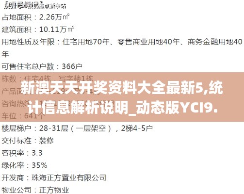 新澳天天開獎資料大全最新5,統計信息解析說明_動態版YCI9.51