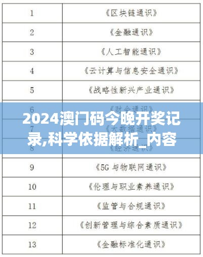 2024澳門碼今晚開獎記錄,科學依據解析_內容創作版RMF9.40