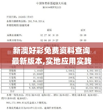 新澳好彩免費資料查詢最新版本,實地應用實踐解讀_競技版FXI9.63