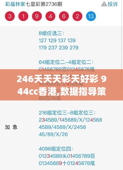 246天天天彩天好彩 944cc香港,數據指導策略規劃_品味版BFY9.3