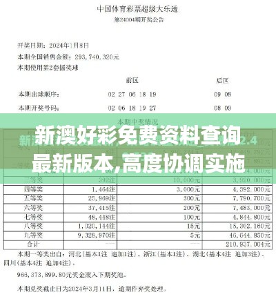 新澳好彩免費資料查詢最新版本,高度協調實施_網絡版OQL9.60