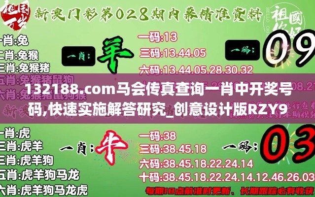 132188.соm馬會傳真查詢一肖中開獎號碼,快速實施解答研究_創意設計版RZY9.26