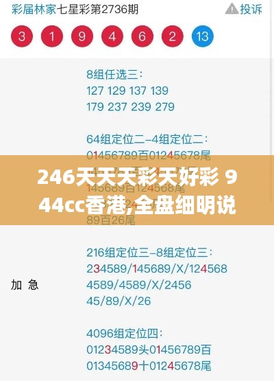 246天天天彩天好彩 944cc香港,全盤細明說明_互動版EFC9.42