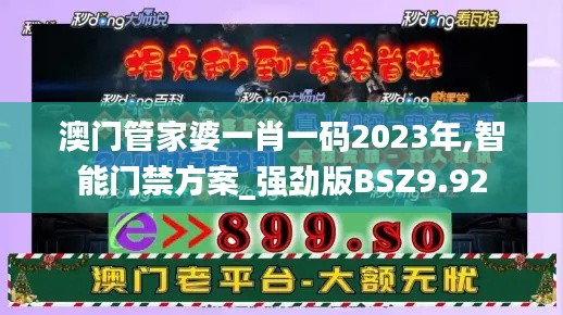 澳門管家婆一肖一碼2023年,智能門禁方案_強勁版BSZ9.92