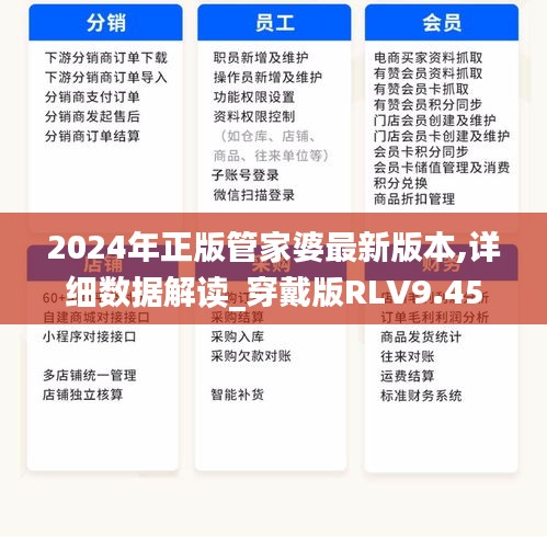 2024年正版管家婆最新版本,詳細(xì)數(shù)據(jù)解讀_穿戴版RLV9.45