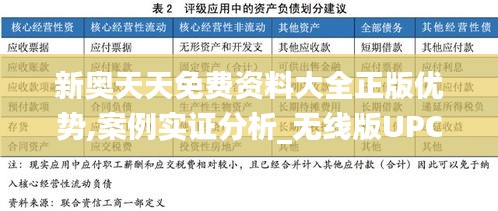 新奧天天免費資料大全正版優勢,案例實證分析_無線版UPC9.16