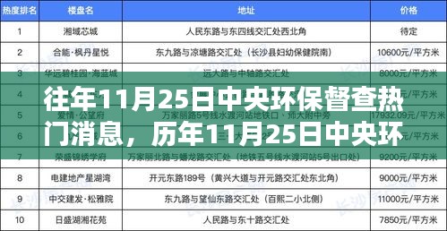 歷年11月25日中央環保督查焦點解讀，熱門消息與我的觀點分享