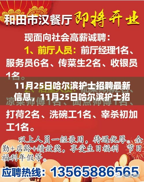 哈爾濱護士招聘最新信息啟幕，變化中的學習，鑄就自信與成就之光之路