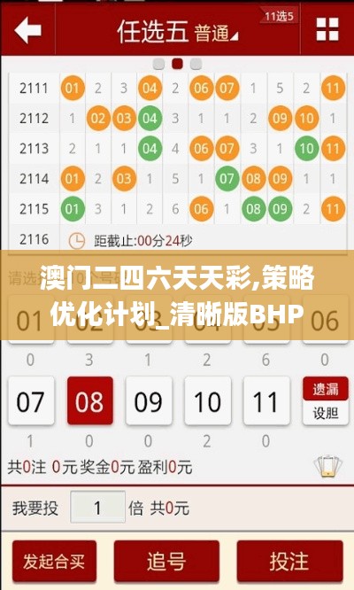 澳門二四六天天彩,策略優化計劃_清晰版BHP7.26