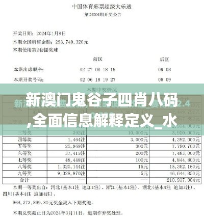 新澳門鬼谷子四肖八碼,全面信息解釋定義_水晶版SZB7.3