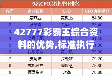 42777彩霸王綜合資料的優勢,標準執行具體評價_清新版CXJ7.22