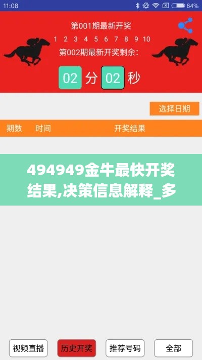 494949金牛最快開獎結果,決策信息解釋_多維版YHE7.65