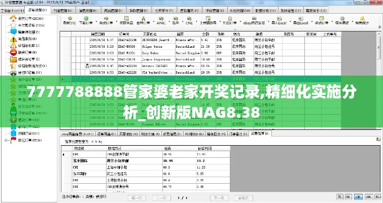 7777788888管家婆老家開獎記錄,精細化實施分析_創新版NAG8.38