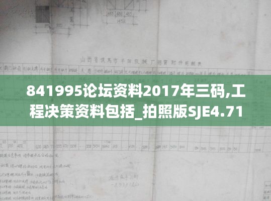 841995論壇資料2017年三碼,工程決策資料包括_拍照版SJE4.71