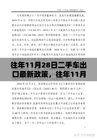 往年11月28日二手車出口政策深度解讀與測評，最新政策介紹及影響分析