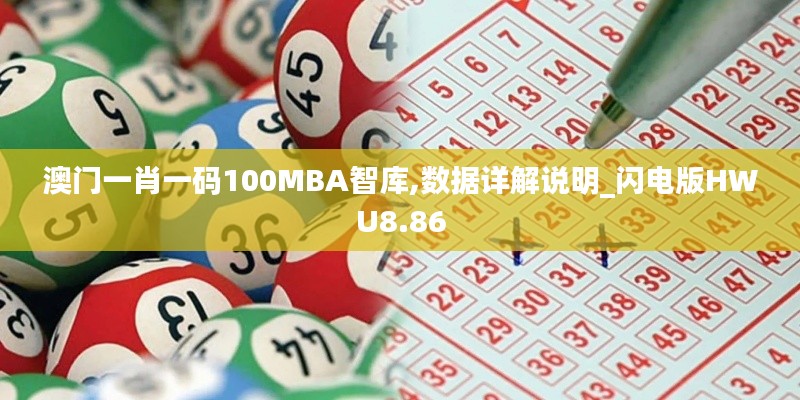 澳門一肖一碼100MBA智庫,數(shù)據(jù)詳解說明_閃電版HWU8.86