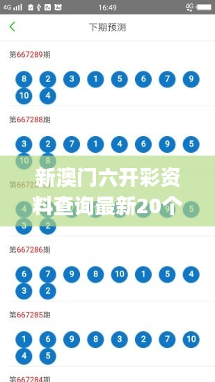 新澳門六開彩資料查詢最新20個數,實踐數據分析評估_移動版UMW4.15