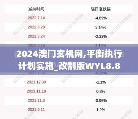 2024澳門玄機網,平衡執行計劃實施_改制版WYL8.8