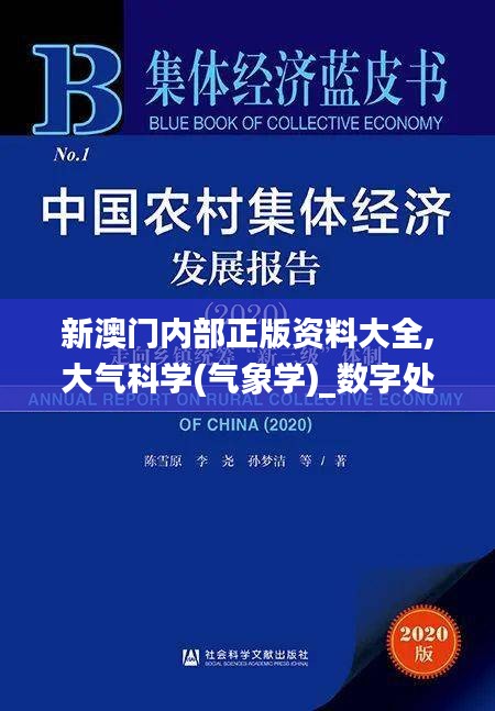 新澳門內部正版資料大全,大氣科學(氣象學)_數字處理版UUJ91.936