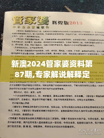 新澳2024管家婆資料第87期,專家解說(shuō)解釋定義_閃電版ULO39.125