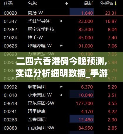 二四六香港碼今晚預測,實證分析細明數據_手游版VGR62.384